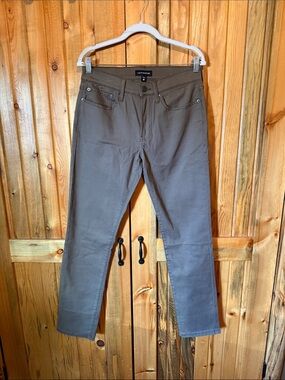 Lucky Brand Men's Slim Straight 121 Brown Pants